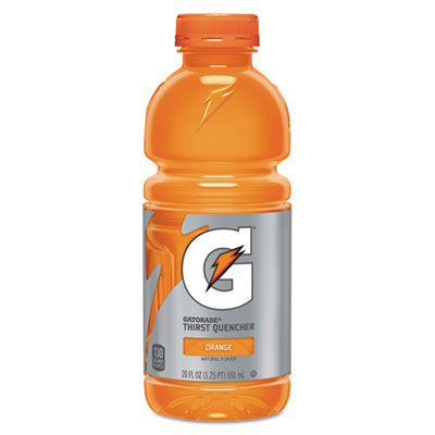G-Series Perform 02 Thirst Quencher, Orange, 20 oz Bottle, 24/Carton
