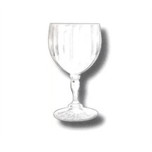 G.E.T. Enterprises SW-1421-1-SAN-CL Allure SAN Plastic 8 oz. Wine Glass