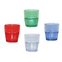 G.E.T. Enterprises 9912-1-BL Bahama 12 oz. Blue SAN Plastic Tumbler Glass