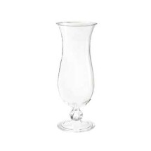 G.E.T. Enterprises HUR-1-CL Clear Polycarbonate 15 oz. Hurricane Glass