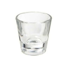 G.E.T. Enterprises SW-1425-1-CL Clear SAN Plastic 1 oz. Shot Glass