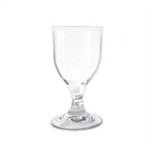 G.E.T. Enterprises SW-1413-1-CL Clear SAN Plastic 8 oz. Goblet