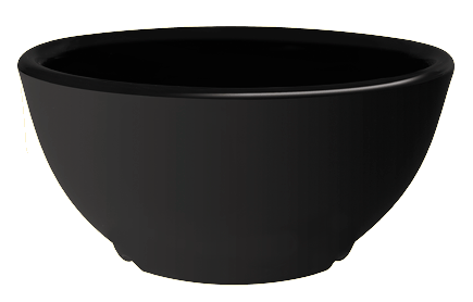 G.E.T. Enterprises B-45-BK Black Elegance 10 oz. Melamine Bowl