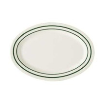 G.E.T. Enterprises OP-120-EM Emerald Melamine Oval Platter, 12&quot; x 9&quot;