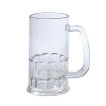 G.E.T. Enterprises 00084-1-SAN-CL SAN Plastic 12 oz. Beer Mug