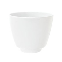 G.E.T. Enterprises M-077C-W Water Lily White 5.5 oz. Melamine Tea Cup