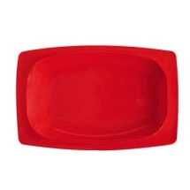 G.E.T. Enterprises OP-118-RSP Red Sensation Melamine Oval Platter, 12-1/4 x 8&quot;