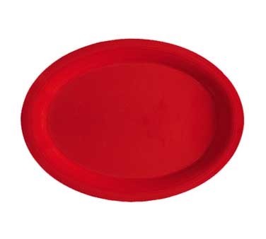 G.E.T. Enterprises OP-320-RSP Red Sensation Melamine Oval Platter, 11-1/4" x 8-1/2"