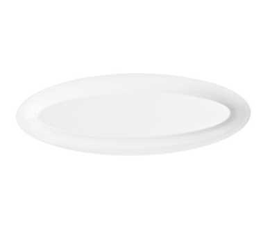 G.E.T. Enterprises OP-2280-W Milano White Oval Platter, 22-1/2" x 8"