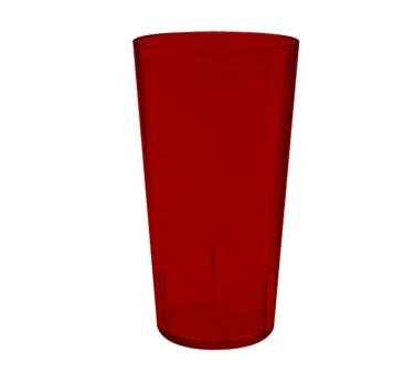 G.E.T. Enterprises 6624-1-2-R 24 oz. Red SAN Plastic Textured Tumbler