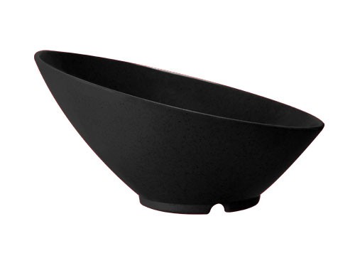 G.E.T. Enterprises B-789-BK Black Elegance 1.1 Qt. Melamine Cascading Bowl