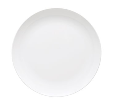 G.E.T. Enterprises CS-6100-W Siciliano White Melamine Plate 7-3/4"
