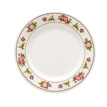 G.E.T. Enterprises M-417-TR Tea Rose Melamine Round Plate 14"