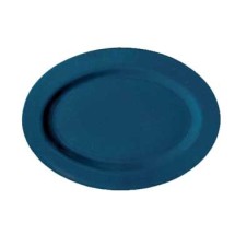 G.E.T. Enterprises M-4010-TB Texas Blue Melamine Oval Platter, 16-1/4&quot; x 12&quot;