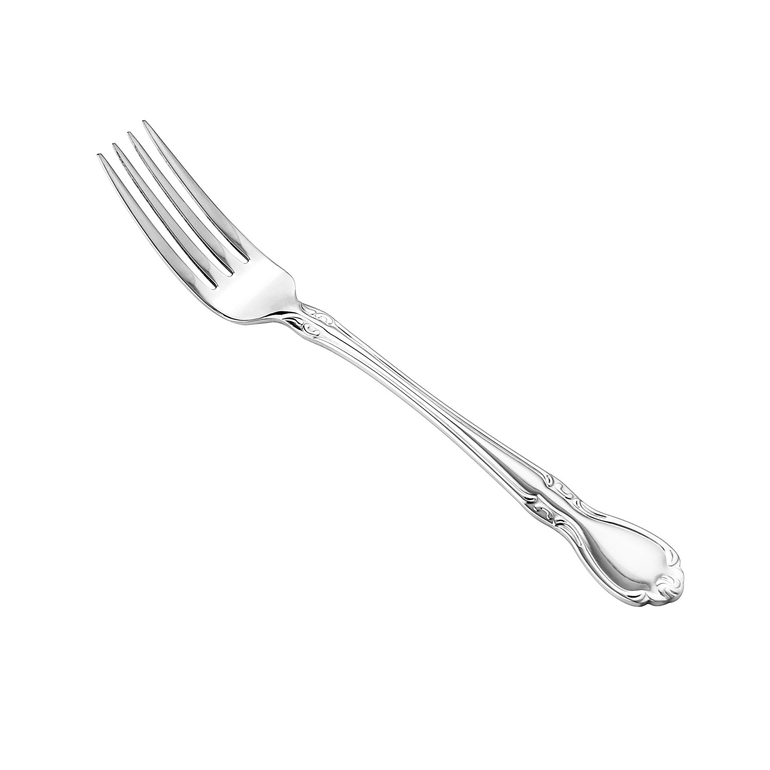 CAC China 8023-05 Glamour Dinner Fork, Extra Heavy Weight 18/8, 7 1/4" - 1 dozen