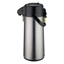 Winco AP-525 Vacuum Server with Glass-Lined Steel Body with Push Button 2.5 Liter