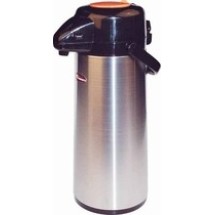 Winco AP-525DC Decaf Vacuum Server with Glass-Lined Steel Body with Push Button 2.5 Liter