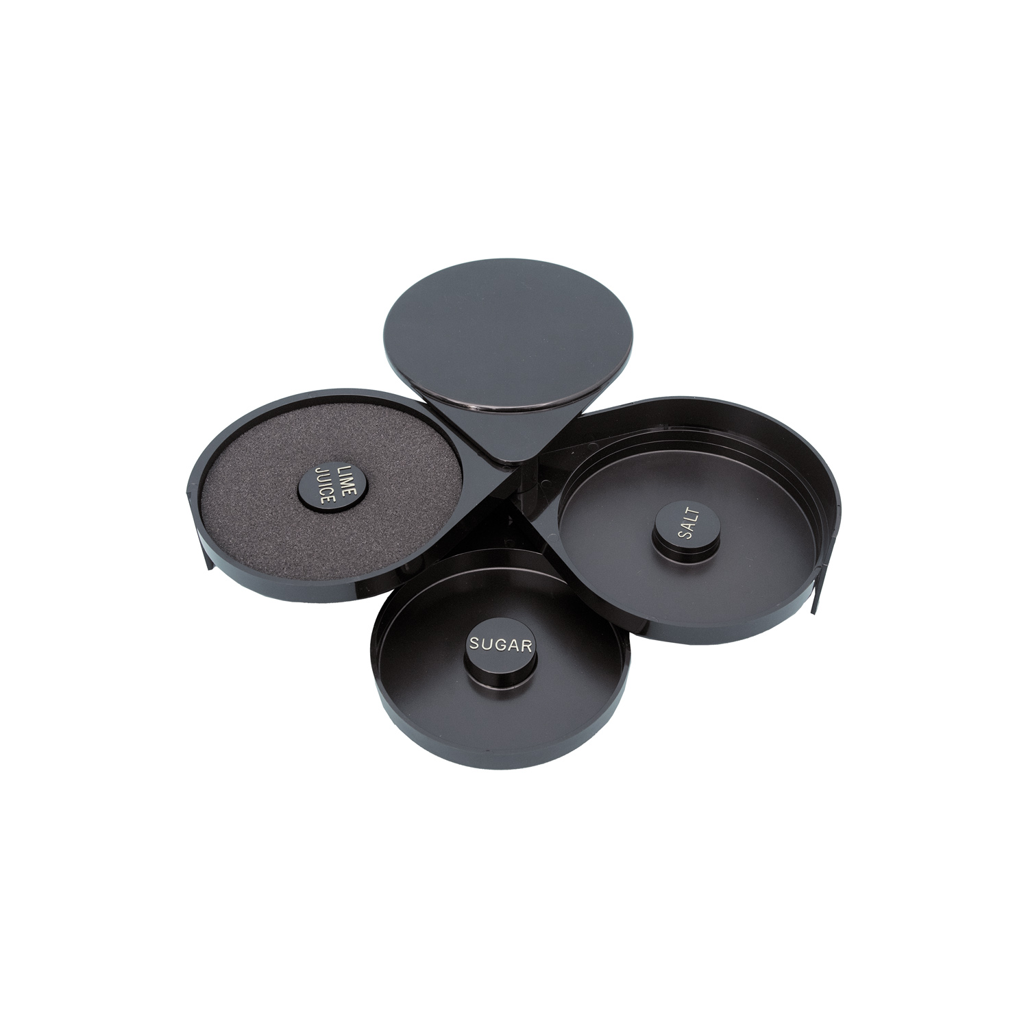 CAC China GLRM-3 Plastic 3-Tier Glass Rimmer - LionsDeal