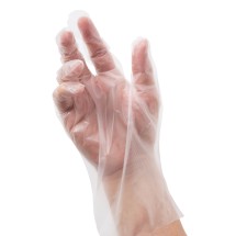 CAC China GLPE-L Disposable Gloves, Large