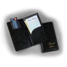 TableCraft 59BK Gold On Black &quot;Thank You&quot; Check Presentation Holder 5&quot; x 9&quot;