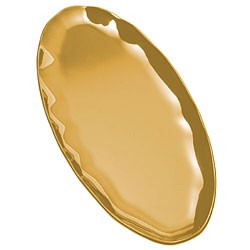 Thunder Group RF2030G Gold Pearl Oval Platter, 30" x 12"
