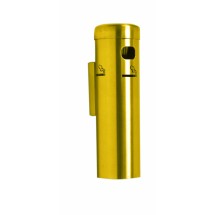 Aarco Products SC15W Gold Wall Mounted Cigarette Receptacle