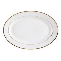 CAC China GRY-14 Golden Royal Oval Platter 14&quot;