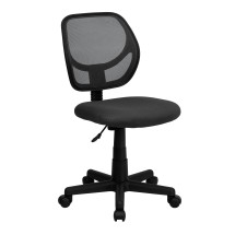 Flash Furniture WA-3074-GY-GG Gray Mesh Computer Chair