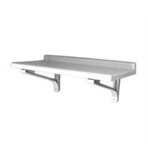 Franklin Machine Products  247-1185 Gray Polypropylene Adjustable Wall Shelf 48&quot; x 18&quot;