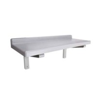 Franklin Machine Products  247-1216 Gray Polypropylene Adjustable Wall Shelf 36&quot; x 14&quot;