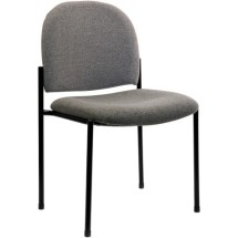 Flash Furniture BT-515-1-GY-GG Gray Steel Stacking Chair