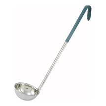 Winco LDC-4 Color-Coded Ladle 4 oz. with Green Handle