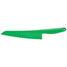 Winco PLK-11G Green Plastic Lettuce Knife 11-1/2&quot;