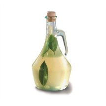 TableCraft H9222 Portabella 16 oz. Olive Oil Bottle with Cork Stopper