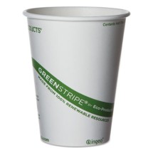GreenStripe Renewable & Compostable Hot Cups - 12 oz., 50/PK, 20 PK/CT