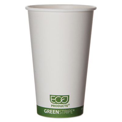 GreenStripe Renewable & Compostable Hot Cups - 16 oz., 50/PK, 20 PK/CT