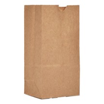 Grocery Paper Bags, 30 lbs Capacity, #1, 3.5"w x 2.38"d x 6.88"h, Kraft, 500 Bags