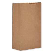 Grocery Paper Bags 52 lbs Cap., #2, 4.3&quot;w x 2.44&quot;d x 7.88&quot;h, Kraft, 500 Bags