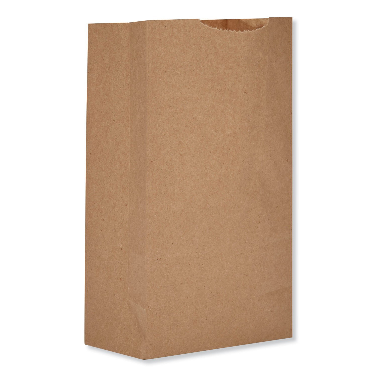 Grocery Paper Bags 52 lbs Cap., #2, 4.3"w x 2.44"d x 7.88"h, Kraft, 500 Bags