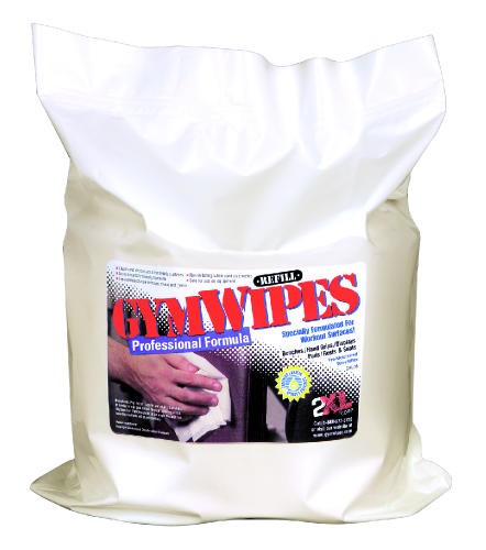 Gym Wipes Professional, Refill, 4 Packs/Carton
