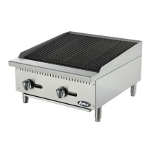 Atosa ATCB-24 Heavy Duty Stainless Steel 24&quot; Char-Rock Broiler