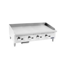 Atosa ATMG-48 Heavy Duty Stainless Steel 48&quot; Manual Griddle