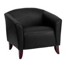Flash Furniture 111-1-BK-GG HERCULES Imperial Series Black Leather Chair