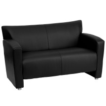 Flash Furniture 222-2-BK-GG HERCULES Majesty Series Black Leather Love Seat