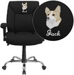 Flash Furniture GO-2073F-GG HERCULES Series 400 Lb. Capacity Big & Tall Fabric Task Chair with Height Adjustable Arms