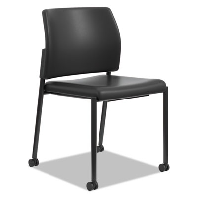 HON Accommodate Series Black Guest Chair, 2/Carton