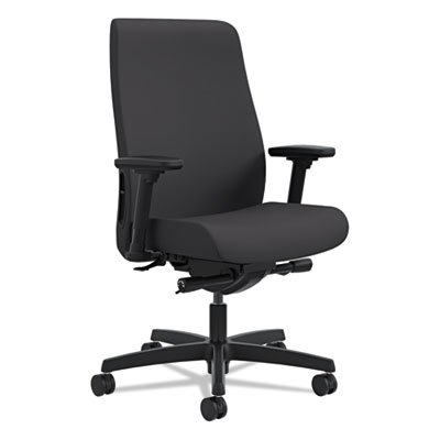 HON Endorse Upholstered Mid-Back Black Task Chair