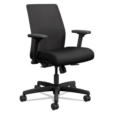 HON Ignition 2.0 4-Way Stretch Low-Back Black Mesh Task Chair