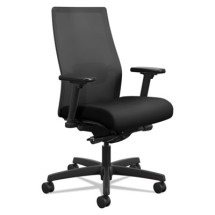 HON Ignition 2.0 4-Way Stretch Mid-Back Black Mesh Task Chair