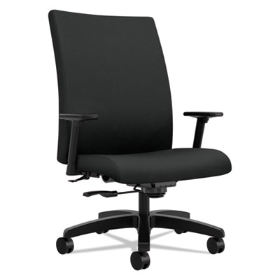 HON Ignition Series Big and Tall Mid-Back Black Task Chair